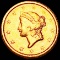 1851 Rare Gold Dollar ABOUT UNCIRCULATED