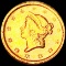1853 Rare Gold Dollar NEARLY UNCIRCULATED