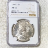 1899-O Morgan Silver Dollar NGC - MS65