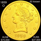 1859-O $10 Gold Eagle CHOICE AU