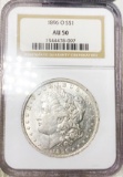 1896-O Morgan Silver Dollar NGC - AU50