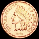 1873 Indian Head Penny CHOICE BU RED