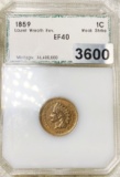 1859 Indian Head Penny PCI - EF40