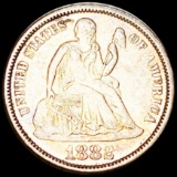 1882 Seated Liberty Dime NEARLY UNCIRCULATED