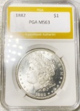 1882 Morgan Silver Dollar PGA - MS63