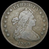 1799 Draped Bust Silver Dollar LIGHTLY CIRCULATED