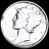 1927-D Mercury Silver Dime UNCIRCULATED