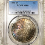 1885-O Morgan Silver Dollar PCGS - MS64