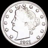 1911 Liberty Victory Nickel NEARLY UNCIRCULATED