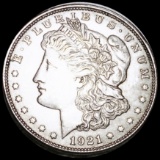 1921-D Morgan Silver Dollar CLOSELY UNC