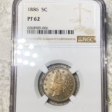 1886 Liberty Victory Nickel NGC - PF62