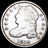 1834 Capped Bust Dime NICELY CIRCULATED