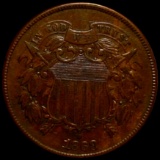 1868 Two Cent Piece CLOSELY UNCIRCULATED