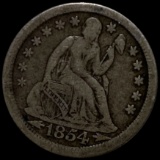 1854-O Seated Liberty Dime NICELY CIRCULATED