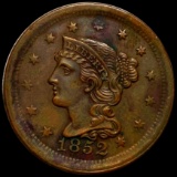 1852 Braided Hair Large Cent UNCIRCULATED
