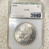 1889 Morgan Silver Dollar PCI - AU58