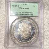 1884-O Morgan Silver Dollar PCGS - MS 63 DMPL