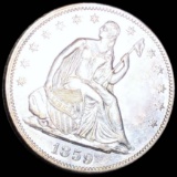1859 Seated Half Dollar UNCIRCULATED
