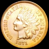1871 Indian Head Penny CHOICE BU