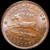 1837 Hard Times Token UNCIRCULATED