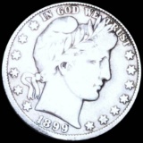 1899-O Barber Silver Half Dollar NICELY CIRCULATED