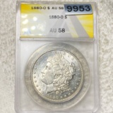 1880-O Morgan Silver Dollar ANACS - AU58