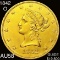 1842-O $10 Gold Eagle CHOICE AU