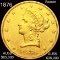 1876 $10 Gold Eagle CHOICE AU