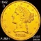 1842-D $5 Gold Half Eagle CHOICE AU