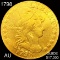 1798 $5 Gold Half Eagle AU