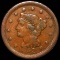 1852 Braided Hair Large Cent NICELY CIRCULATED