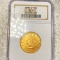 1888-S $10 Gold Eagle NGC - MS61