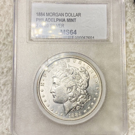 1884 Morgan Silver Dollar PCC - MS64