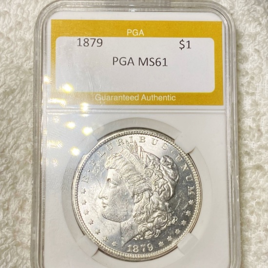 1879 Morgan Silver Dollar PGA - MS61