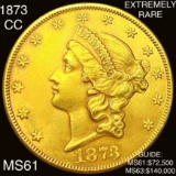 1873-CC $20 Gold Double Eagle UNCIRCULATED