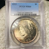 1923 Silver Peace Dollar PCGS - MS64