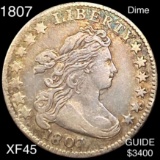 1807 Draped Bust Dime LIGHTLY CIRCULATED