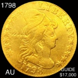 1798 $5 Gold Half Eagle AU