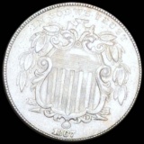 1867 Shield Nickel CLOSELY UNCIRCULATED