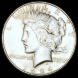 1924-S Silver Peace Dollar XF