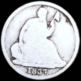 1837 Seated Liberty Half Dime NICELY CIRCULATED