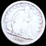 1840-O Seated Liberty Dime NICELY CIRCULATED