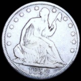 1858 Seated Half Dollar NICELY CIRCULATED