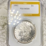 1882 Morgan Silver Dollar PGA - MS64