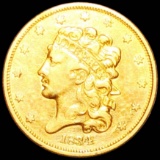 1834 $5 Gold Half Dollar CLOSELY UNCIRCULATED