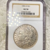 1896-O Morgan Silver Dollar NGC - AU50