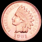 1901 Indian Head Penny UNC RED