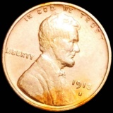 1913-S Lincoln Wheat Penny NEARLY UNCIRCULATED