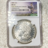 1898 Morgan Silver Dollar NGC - MS63 GREAT NW COLL