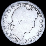 1909-O Barber Silver Quarter NICELY CIRCULATED